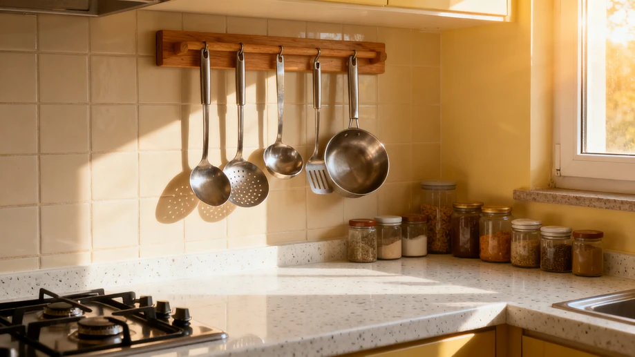 The Secret Weapon for Tiny Kitchens Is Hiding in Your Junk Drawer